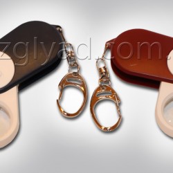 N111 Лупа в пластмассовом футляре со светодиодной подсветкой х10-24мм