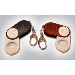 N111 Лупа в пластмассовом футляре со светодиодной подсветкой х10-24мм