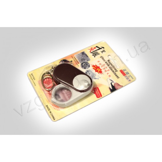 N111 Лупа в пластмассовом футляре со светодиодной подсветкой х10-24мм N111 Лупа в пластмассовом футляре со светодиодной подсветкой х10-24мм