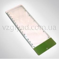 N206 Лупа Френеля 68х188мм с измерительной шкалой