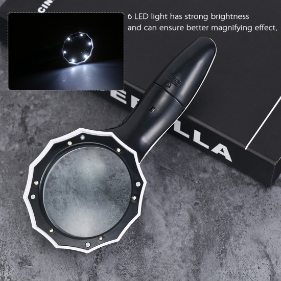 N1652 Лупа с подсветкой х4-75мм N1652 Лупа с подсветкой х4-75мм