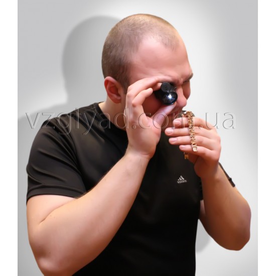 N1481 Лупа часовая + светодиодная подсветка х10