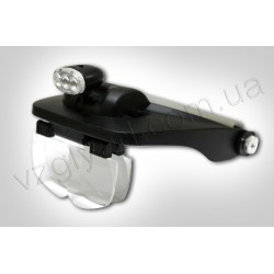 №1101 Лупа бинокулярная с подсветкой