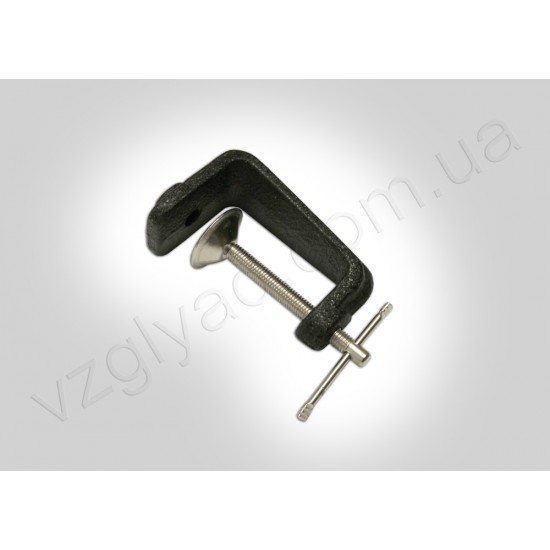 N1431 Лупа на стойке - гибкий металлорукав, зажим струбцина (х2,5-90мм)