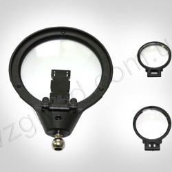 N1045 Лупа на шарнирном кронштейне "3-я рука" с подсветкой (большой окуляр х3,5-65мм, сегмент х12-17мм) N1045 Лупа на шарнирном кронштейне "3-я рука" с подсветкой (большой окуляр х3,5-65мм, сегмент х12-17мм)