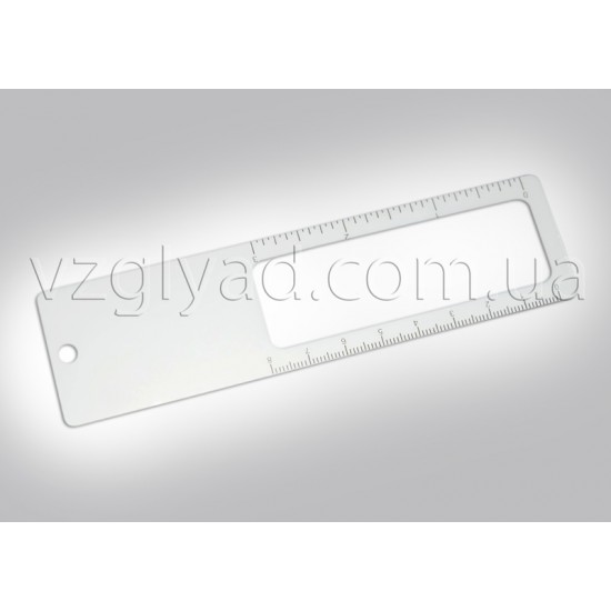 N205 Лупа Френеля 37х140мм с измерительной шкалой