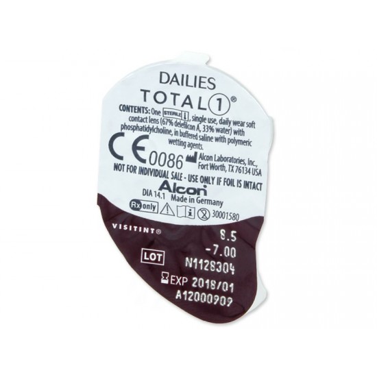 Акция! Dailies Total 1 (30шт+10шт в подарок)