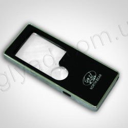 N112 Лупа пластмассовая со светодиодной подсветкой х10-19мм