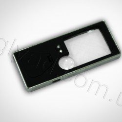 N112 Лупа пластмассовая со светодиодной подсветкой х10-19мм N112 Лупа пластмассовая со светодиодной подсветкой х10-19мм