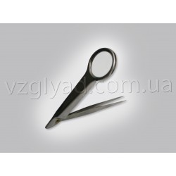 N154 Лупа с пинцетом х6-23мм