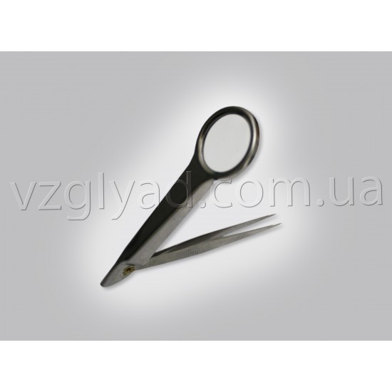 N154 Лупа с пинцетом х6-23мм