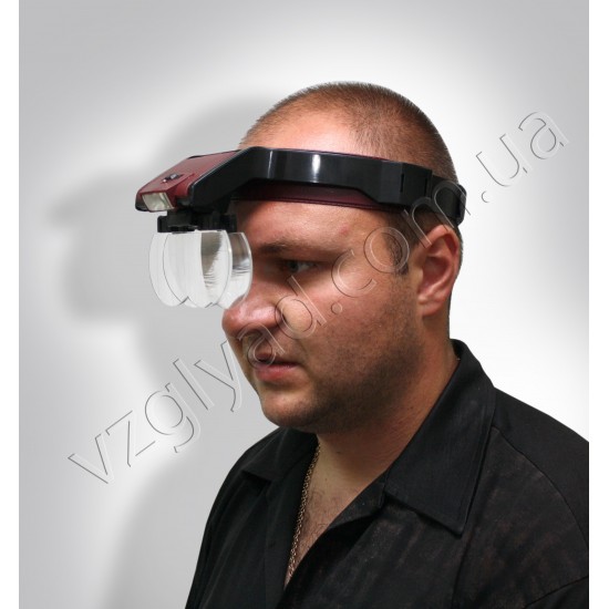 №2011 Лупа бинокулярная с подсветкой №2011 Лупа бинокулярная с подсветкой