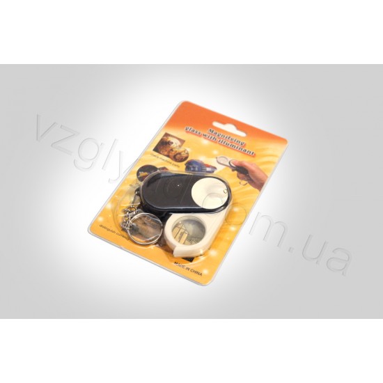 N1112 Лупа сдвоенная в пластмассовом футляре со светодиодной подсветкой х10-24мм N1112 Лупа сдвоенная в пластмассовом футляре со светодиодной подсветкой х10-24мм