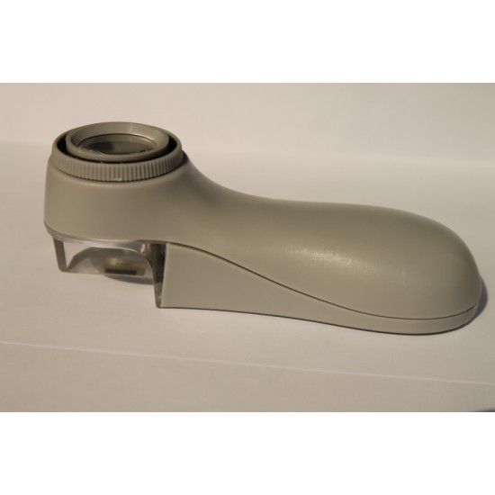 N1531 Лупа контактная с рукоятью с подсветкой х8-23мм со шкалой 0,1мм