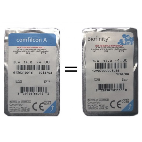 Biofinity (Cooper Vision) 4шт (2+2)