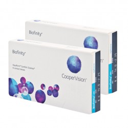 Акция! Biofinity (Cooper Vision) 6шт (3шт + 3шт) Акция! Biofinity (Cooper Vision) 6шт (3шт + 3шт)