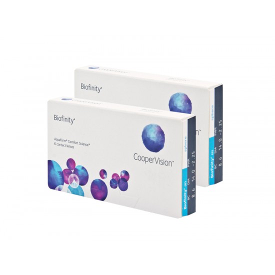 Акция! Biofinity (Cooper Vision) 6шт (3шт + 3шт) Акция! Biofinity (Cooper Vision) 6шт (3шт + 3шт)