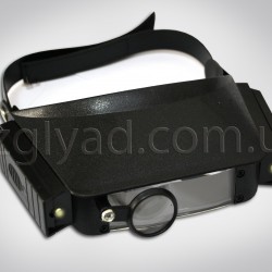 №1110 Лупа бинокулярная с подсветкой (диоды)