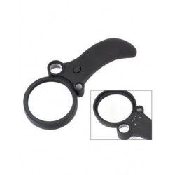 N1343 Лупа с подсветкой 65мм-х2,5; 20мм-х25; 12 мм-х55