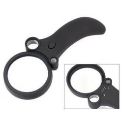 N1343 Лупа с подсветкой 65мм-х2,5; 20мм-х25; 12 мм-х55