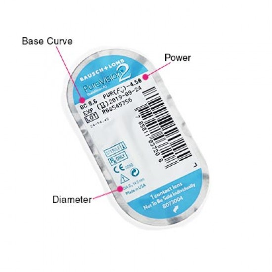 PureVision 2 (Bausсh & Lomb) 3шт PureVision 2 (Bausсh & Lomb) 3шт