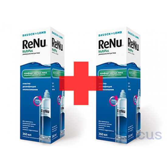 Акция !!! ReNu MultiPlus (Bausch & Lomb) (360мл + 360мл) Акция !!! ReNu MultiPlus (Bausch & Lomb) (360мл + 360мл)