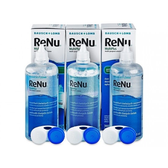 Акция !!! ReNu MultiPlus (Bausch & Lomb) (360мл + 360мл+360мл) Акция !!! ReNu MultiPlus (Bausch & Lomb) (360мл + 360мл+360мл)